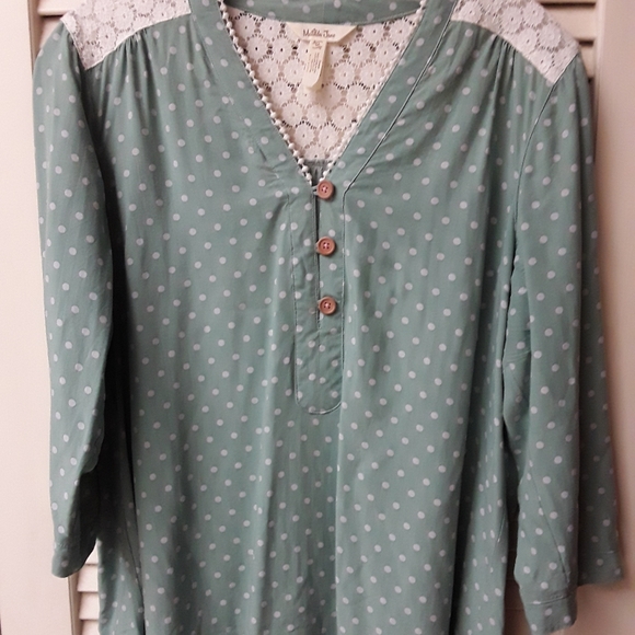 Matilde Ls Blouse Dark Green